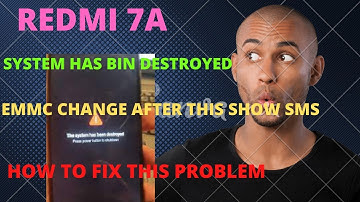REDMI 7A EMMC Change System bin destroyed Problem😜😜🤫🤫