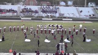 The Heritage High School Marching Storm in Competition