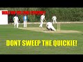 Walton village cricket  dont sweep the quickie its not ipl another moonball pie gets a wicket