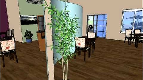 SketchUp model walkthrough