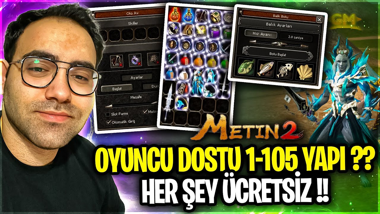 OYUNCU DOSTU 1-105 YAPI GERİ DÖNÜYOR!!😱​ DETAYLI TANITIM!! | Metin2 - Albamt2
