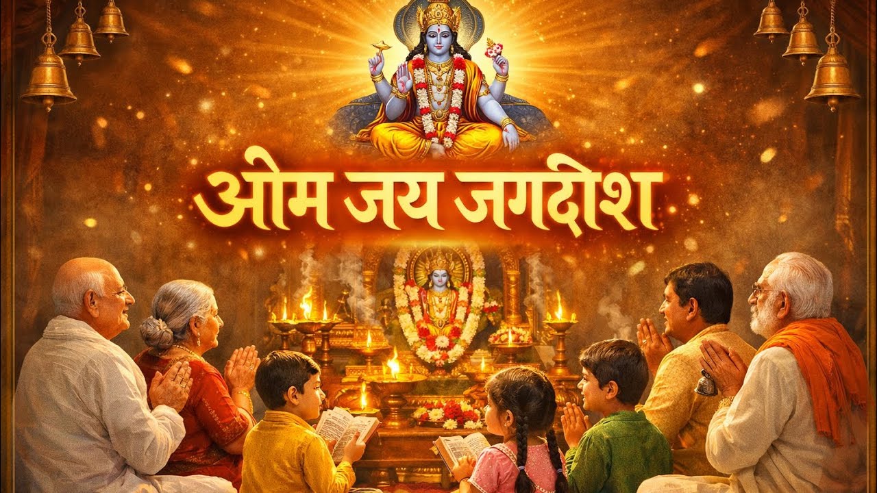 ओम जय जगदीश आरती | भगवान विष्णु आरती | सुबह शाम की शांति देने वाली आरती | Om Jai Jagdish Aarti 2026