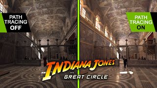 Path Tracing On Vs. Off Indiana Jones and the Great Circle - RTX 4090 Comparison