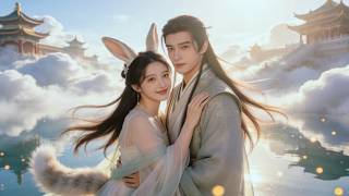 A rabbit demon enters forbidden land; he loves her for millennia, risking all for her.