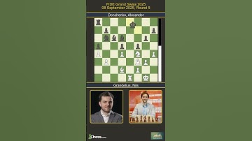 Nils Grandelius vs Alexander Donchenko | FIDE Grand Swiss 2025 | Round 5
