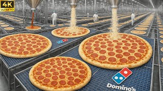 Amazing Domino’s Pizza Manufacturing Process: How It’s Made | Top Discovery 4K