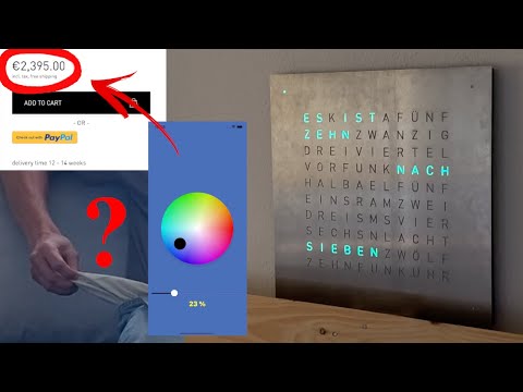 Video: RGB WordClock: 10 stappen Video: RGB WordClock: 10 stappen