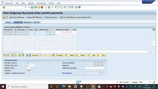SAP ECC P2P 4   Vendor Payment   Partial and Residual   MP4