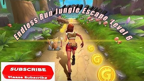 Endless Run jungle Escape Level 6 !! @Gaming Rock
