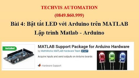 P4: Bật tắt LED trên Arduino với MATLAB