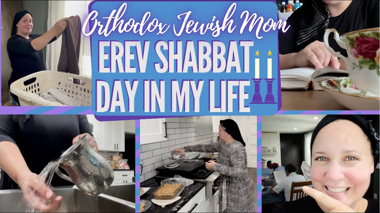 EREV SHABBAT Day in the Life DITL | Shabbos Prep | Orthodox Jewish Mom (Jar of Fireflies)