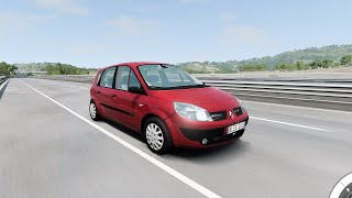 BeamNG.drive - Renault Mégane Scénic II (JM) 1.9 DCi 2005 - Car Show Test Drive Crash .