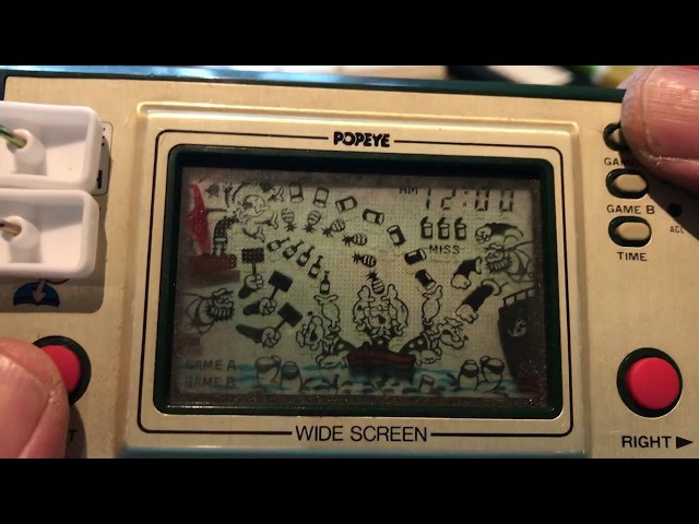 ポパイ POPEYE/ 任天堂 GAME&WATCH ゲーム＆ウオッチ ワイドスクリーン