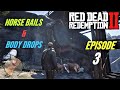 Horse Bails & Body Drops - Red Dead Redemption 2 - EPISODE 3 - (Ragdoll Showcase) Euphoria