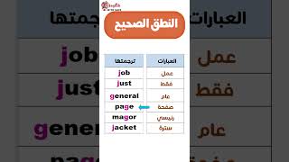 تعلم النطق الصحيح في اللغة الإنجليزية