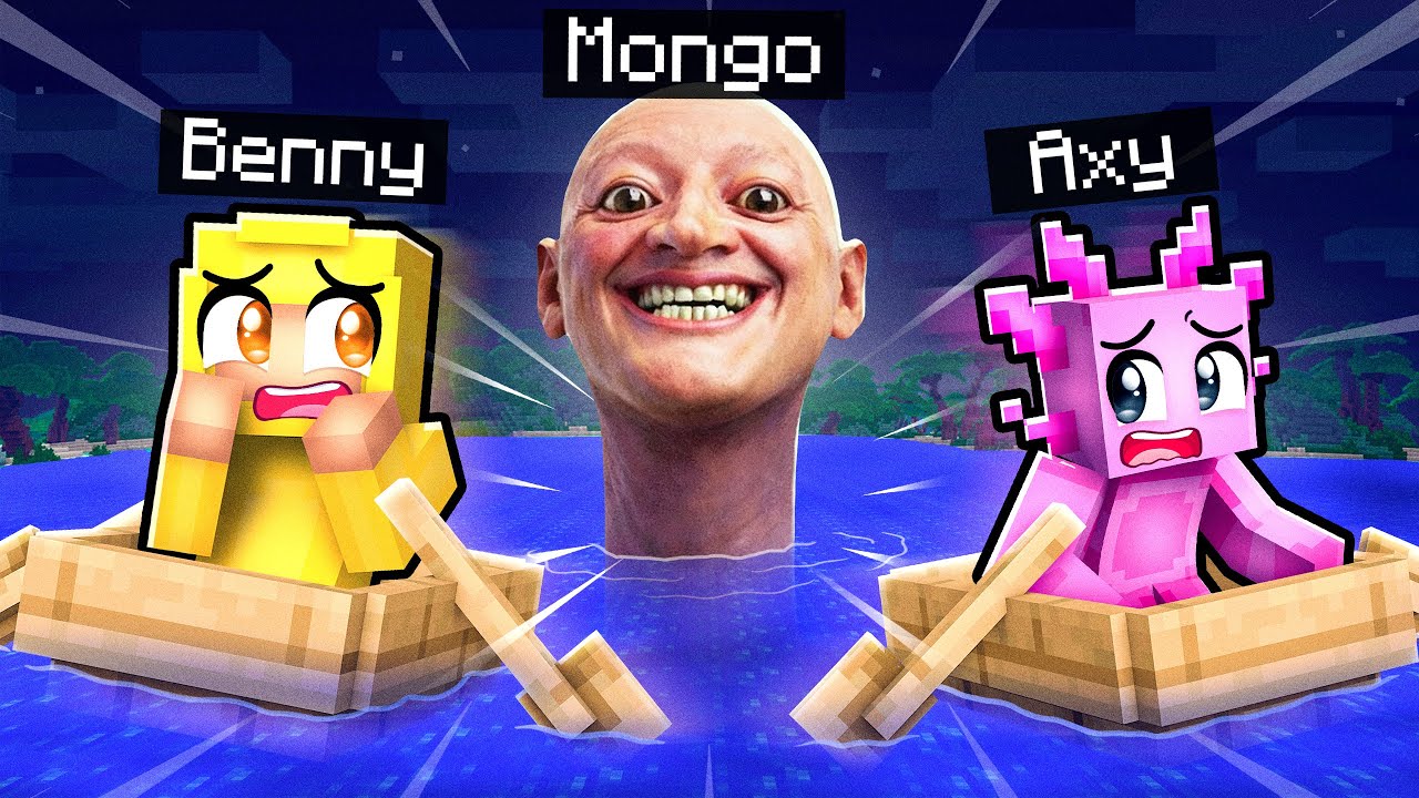 Becoming a MUTANT Human Head Sea Monster in Minecraft…