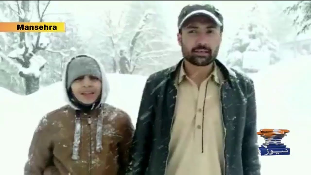 Mansehra mein Baraf Bari Sardi mein Izafa
