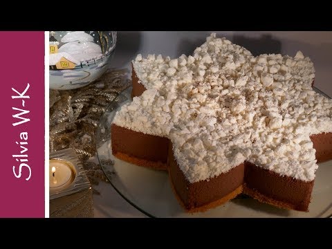 Heute backe ich eine richtig weihnachtliche Kirschtorte mit Schokoboden und Puddingcreme. Diese leck. 