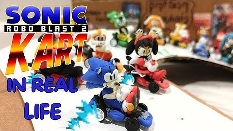 SRB2 KART In real life (stop motion animation)