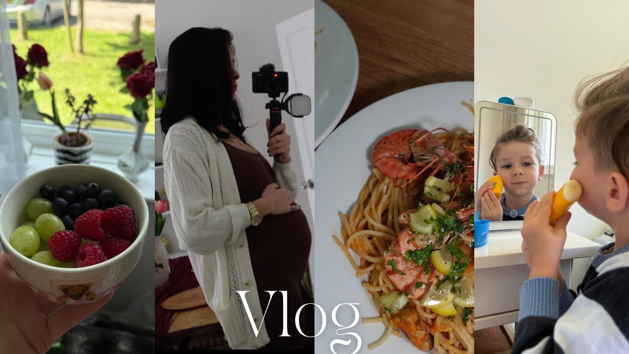 VLOG // Reagimi i Logan kur ndjeu bebi motren te leviz 🥰