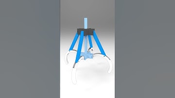 4 Jaw Mechanism #mechanical #engineering #mechanism #cad #solidworks #fusion360