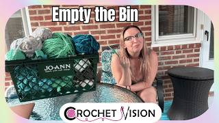 Can We Empty My Crochet WIP Bin?