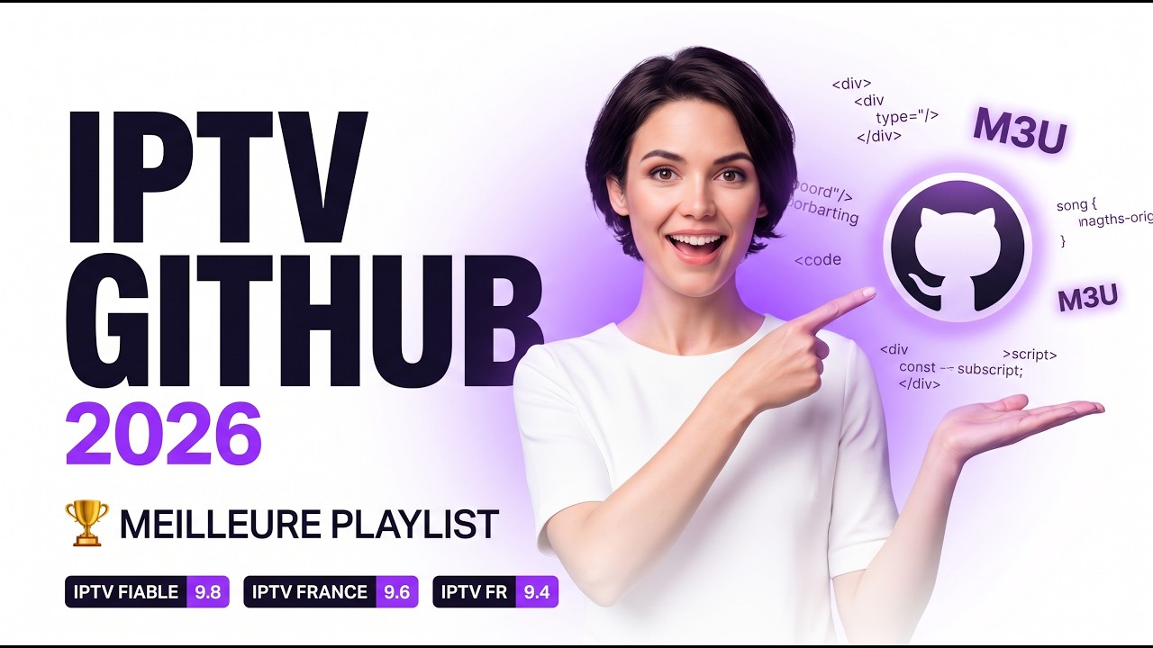 Meilleure Playlist IPTV Github 2026 🔥IPTV Fiable, IPTV France & IPTV FR ...