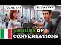 70 Italian Conversations in One Video | 3 Hours A1&ndash;A2 Listening Practice