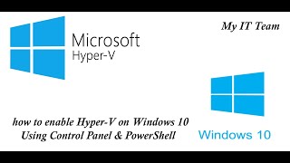 How to enable Hyper-V on Windows 10 using Control Panel & PowerShell (Hindi/Urdu)