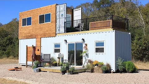Modern Tiny Homes Made From Shipping Containers | #1