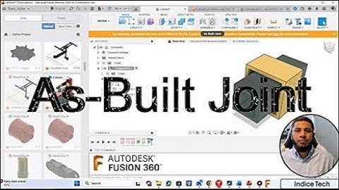 As-Built Joint🧩 Tutorial || Fusion 360