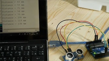 ARDUINO UNO + Ultrasonic sensor HC-SR04