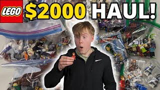 MASSIVE $2000+ LEGO Minifigure HAUL! (4K)