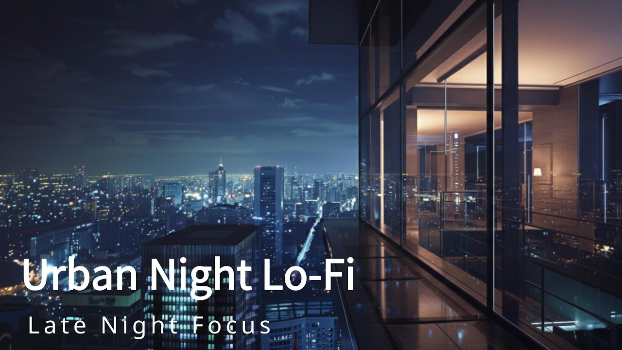 Late Night City Focus – Calm Urban Lo-Fi for Deep Work（深夜の都会で集中する、静かで洗練されたLo-Fi BGM）