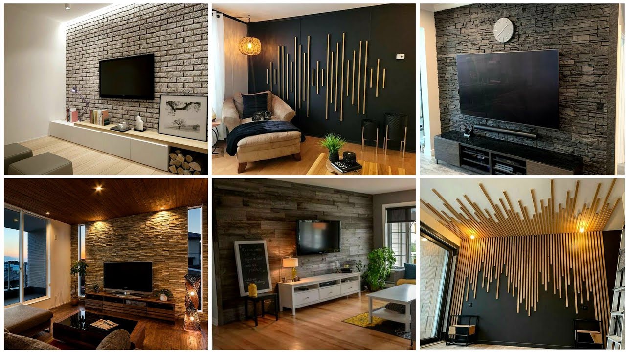 Living room wall design ideas 2022 | Accent wall | Feature wall for indian homes