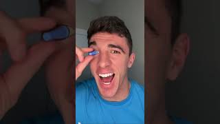 MY EYEBALL CAME OUT 🙄 #eyes #eyemakeup #shorts #funnyvideo #funnyshorts #shortsvideo #shortsviral