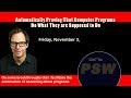 PSW 2382 Automatically Proving That Computer Programs Do What They are Supposed to Do | Byron Cook
