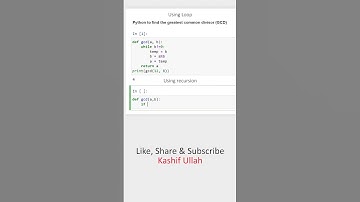 Python program to find the gcd of two numbers