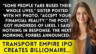 Sister Posted Some People Take Buses Then My Aviation Company Went Public