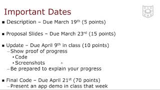 CSE438 - 2/18/20