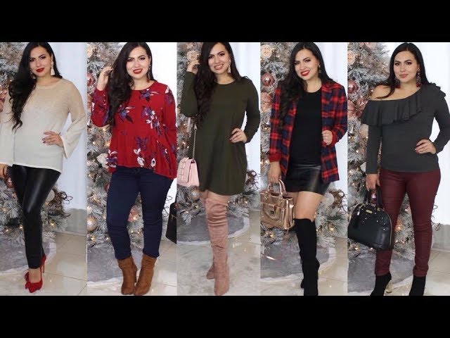 OUTFITS CASUALES PARA NAVIDAD, TALLAS GRANDES / COLLAB - YouTube