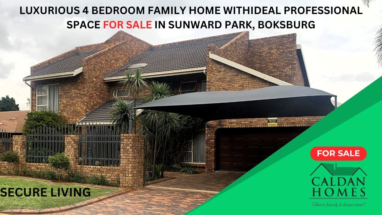 4 BEDROOM HOUSE| PROPERTY FOR SALE| SUNWARD PARK| BOKSBURG| OFFICE + ENTRY LOUNGE FOR PROFESSIONAL