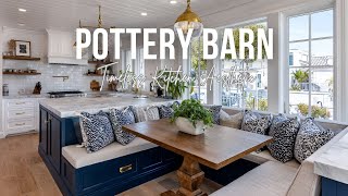 Timeless Kitchen Aesthetic Inspired by Pottery Barn with Comfort First Design Values