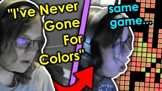 I FINALLY got to the GLITCHED COLORS in NES Tetris!!