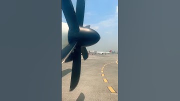 Q400 Pushback and Engine Start Up #flight #aviation #flying #travel #airplane #aircraft #q400 #fyp