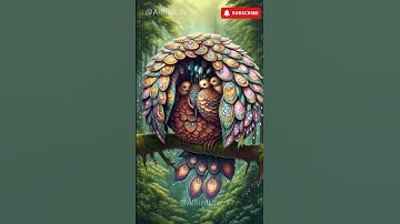 Unique Bird With Unique Feathers #birds #viral #birdshorts #wildlife #amazing