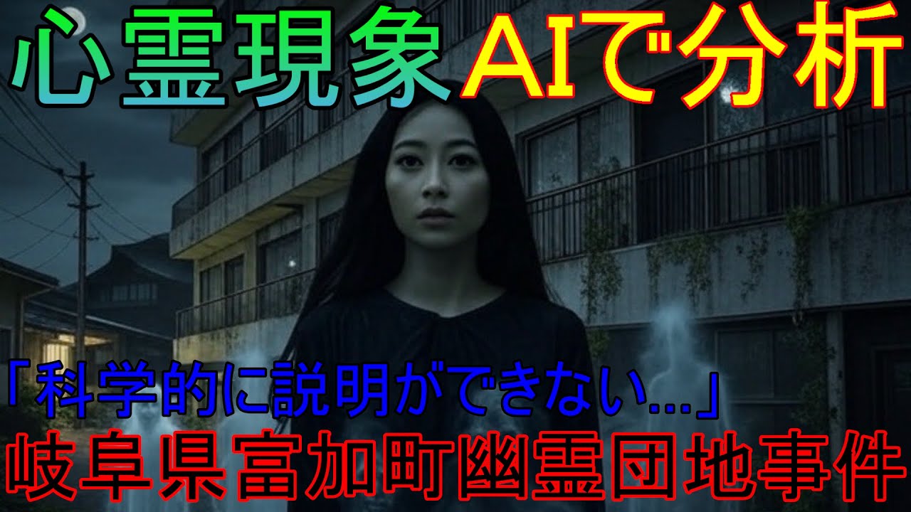 【未解決事件】AIが心霊現象を分析 富加町幽霊団地事件の真相！あの時何が起こっていたのか？