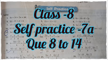 new learning composite mathematics class 8 self practice7a  | Schand maths solutions chapter 7 ex 7a