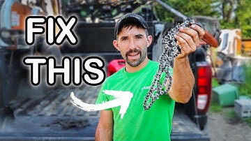 How To Untangle Chainsaw Chains