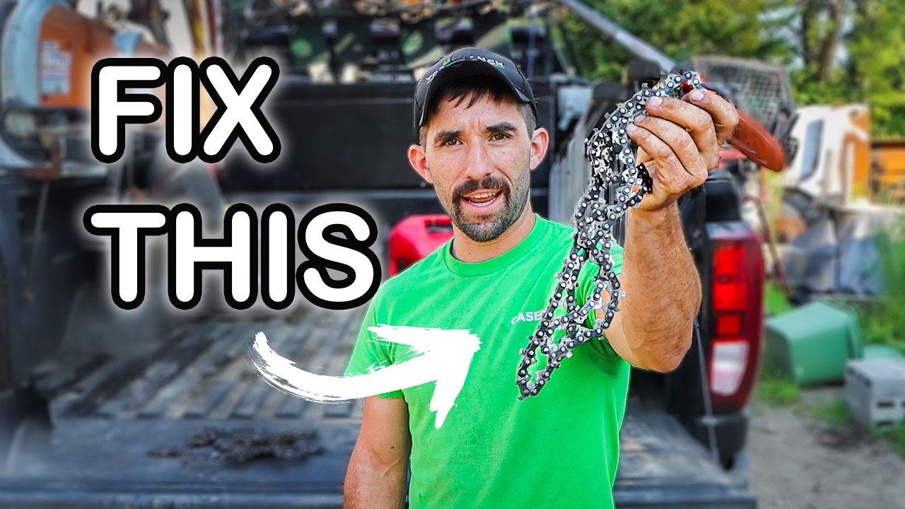 How To Untangle Chainsaw Chains - YouTube